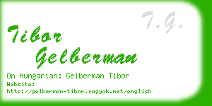 tibor gelberman business card